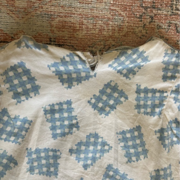 vintage crop button up - Picture 4 of 4